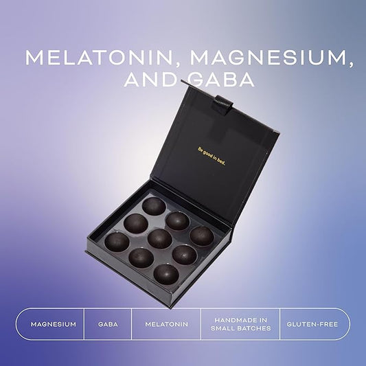 Molly J. Sleep Gumdrops – 5mg Melatonin Gummies with Magnesium & GABA – Plant-Powered, Sleep Gummies Packed in a Luxury Gift Box – Pack of 9 Gumdrops