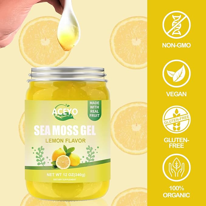 (12 OZ) Irish Sea Moss Gel 102 Vitamins