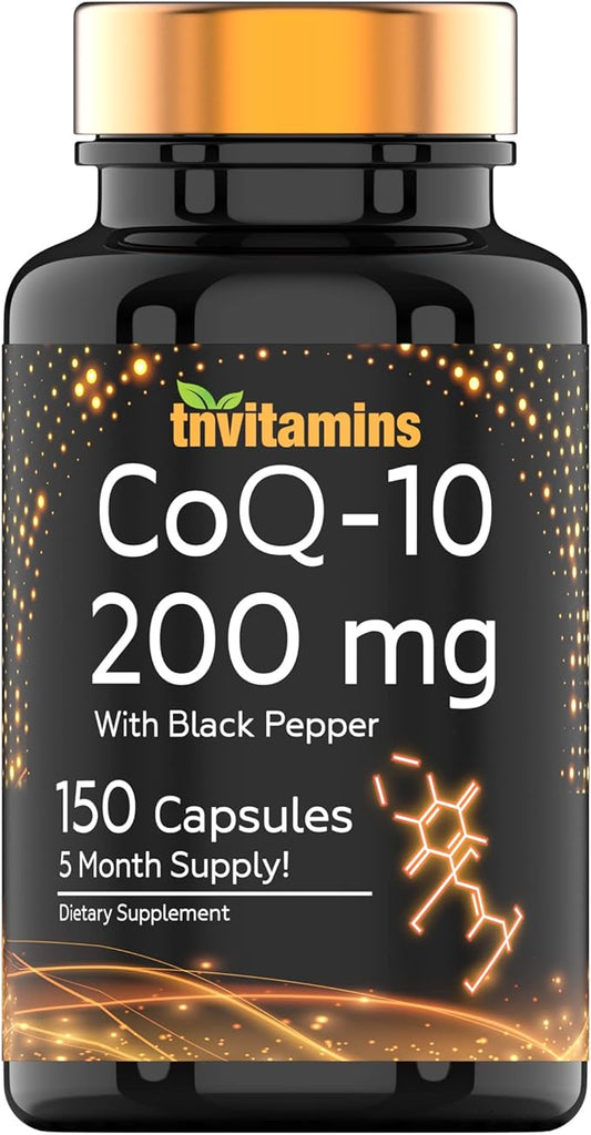 CoQ10 200mg - 150 Capsules 5 Month Q-10 200 200 mg