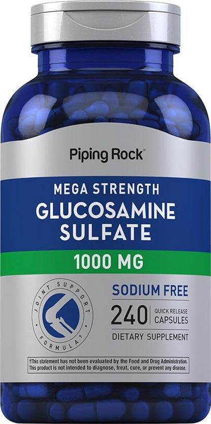 Piping Rock Glucosamine Sulfate 1000mg 240 Capsules