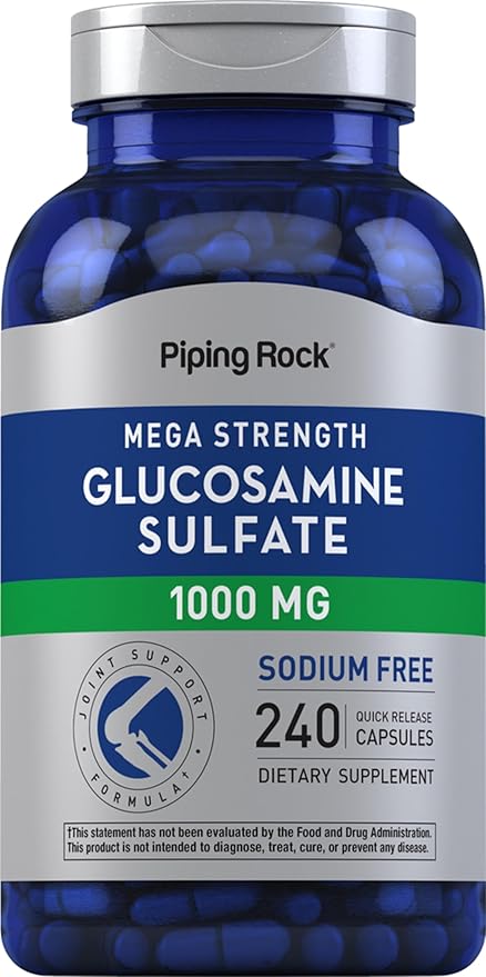Piping Rock Glucosamine Sulfate 1000mg 240 Capsules