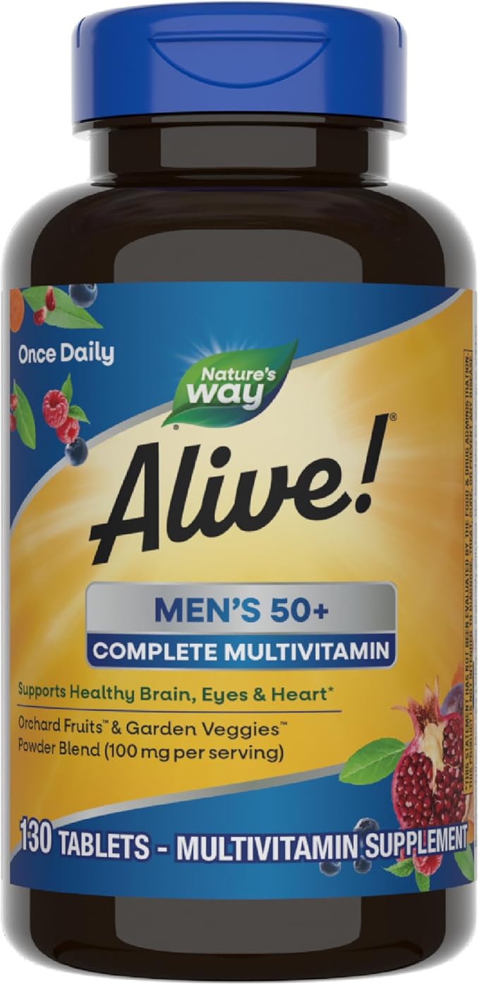 Nature’s Way Alive! Men’s 50+ Complete 130 Tablets