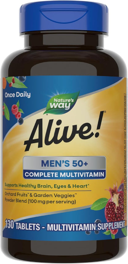 Nature’s Way Alive! Men’s 50+ Complete 130 Tablets