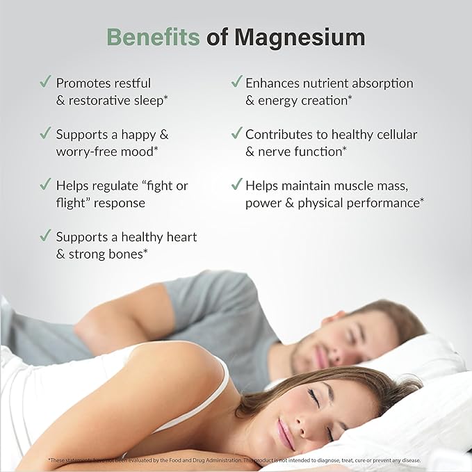 Organixx Magnesium Supplement, Natural Magnesium Capsules B6 and (30 Count)