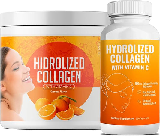 Hydrolyzed Collagen Powder Supplement 200gr (Bundle 2)