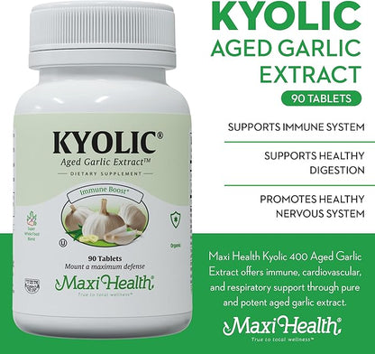 Maxi Health Kyolic Organic Garlic Supplement (90 Count)