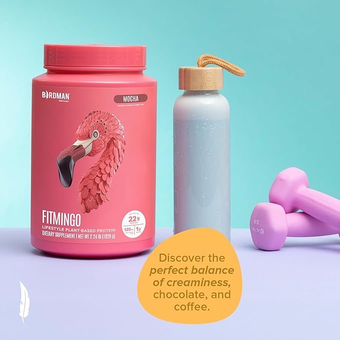 BIRDMAN Fitmingo Vegan Protein Powder 22g Plant