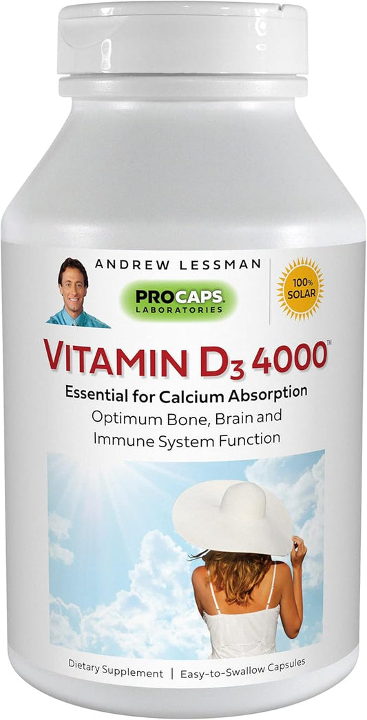 ANDREW LESSMAN Vitamin D3 4000 IU 360 Capsules