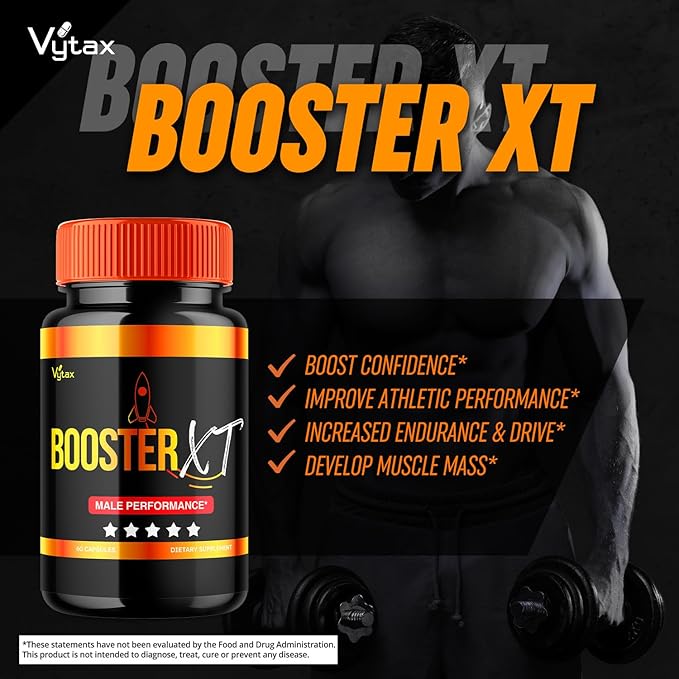 (5 Pack) Booster XT for Men, Booster XT Capsules, Premium Formula Vitamin Supplement Support Energy Peak Performance Multivitamin Pastillas Capsulas BoosterXT Boost XL (300 Capsules)