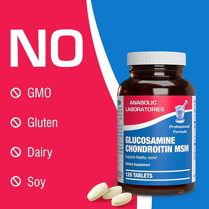Anabolic Laboratories Glucosamine Chondroitin MSM Joint 120 Tablets