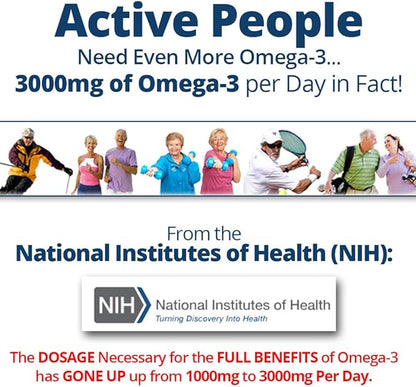 Icelandic Fourmula Quadruple Strength Omega-3 Fish 3000mg High 90 Softgels