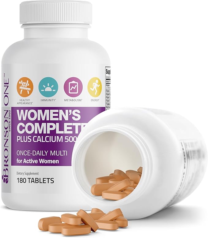 Bronson ONE Daily Women’s Complete Multivitamin 180 Tablets