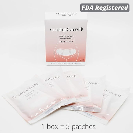 (5 Patches) CrampCareH PMS/Menstrual Cramps Relief