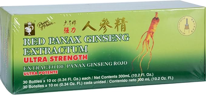 Prince of Peace Red Panax Ginseng 30 Vials