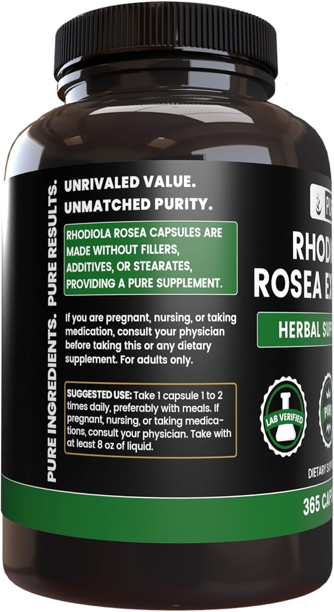 Pure Original Ingredients Rhodiola Rosea (365