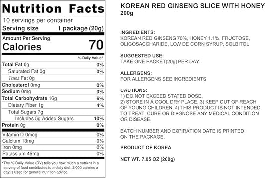Pocheon 200g(10ea X 20g) 6Years Sliced
