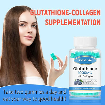 Glutathione Collagen Gummies, Collagen Gummies 60 Count