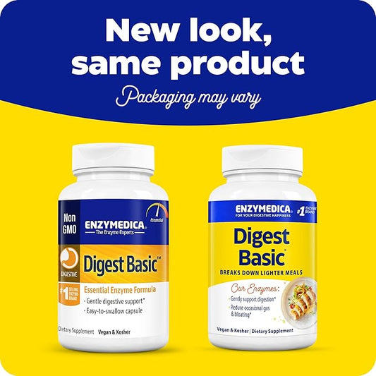 Enzymedica Digest Basic, Digestive Enzymes 180 Count