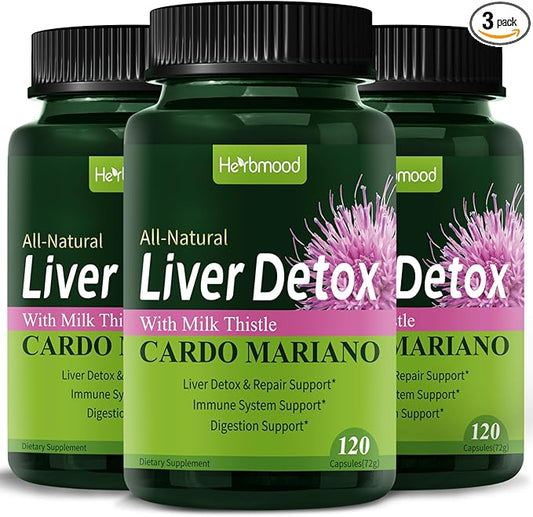 Herdmood Silymarin Milk Thistle Liver Detox 360Count