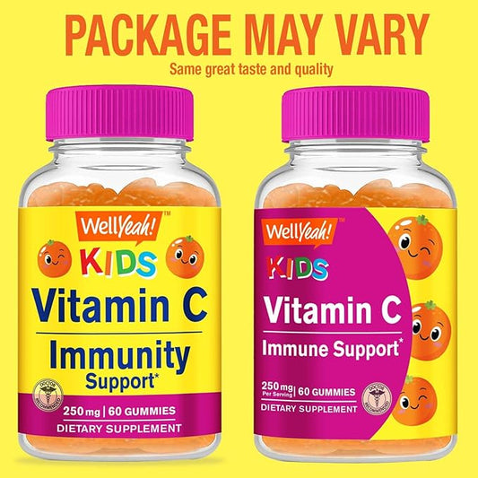 Kids Vitamin C Gummies (250mg) - 60 Gummies