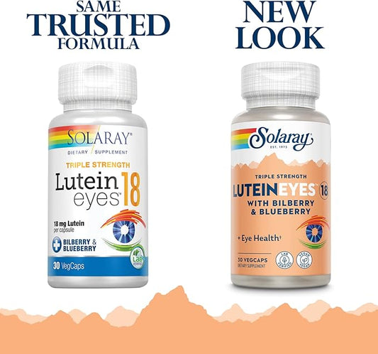 SOLARAY Triple Strength Lutein Eyes, 18 mg 30 Count