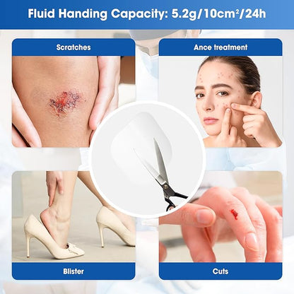 Hydrocolloid Bandages 2" x 2", 10