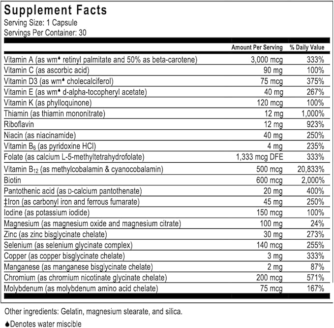Celebrate Vitamins CelebrateONE 45, 45mg Iron (90 Capsules)