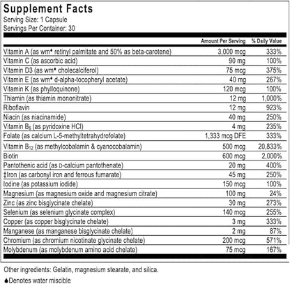 Celebrate Vitamins CelebrateONE 45, 45mg Iron (90 Capsules)