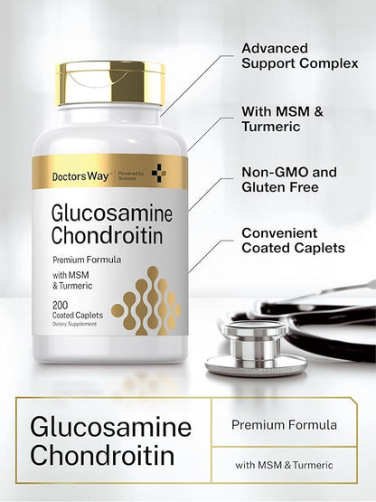 Doctor's Way Glucosamine Chondroitin 200 Caplets