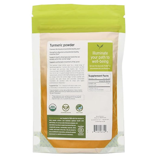 Banyan Botanicals Turmeric Powder 1/2 lb