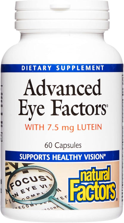 Natural Factors, Advanced Eye Factors, Antioxidant 60 Capsules