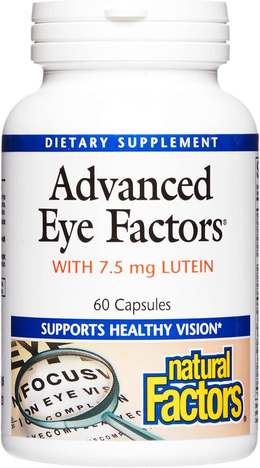 Natural Factors, Advanced Eye Factors, Antioxidant 60 Capsules