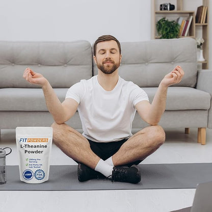 L-Theanine Powder 100% Pure, Non-GMO, Vegan, (25 Grams)