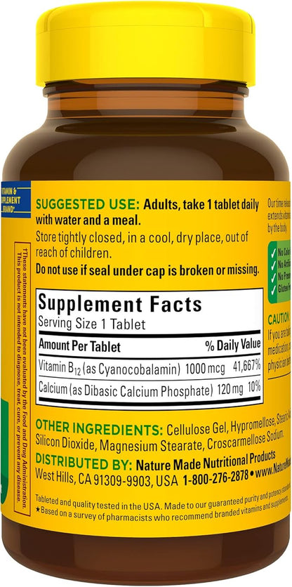 Nature Made Vitamin B12 1000 mcg, 160 Time 160 Day