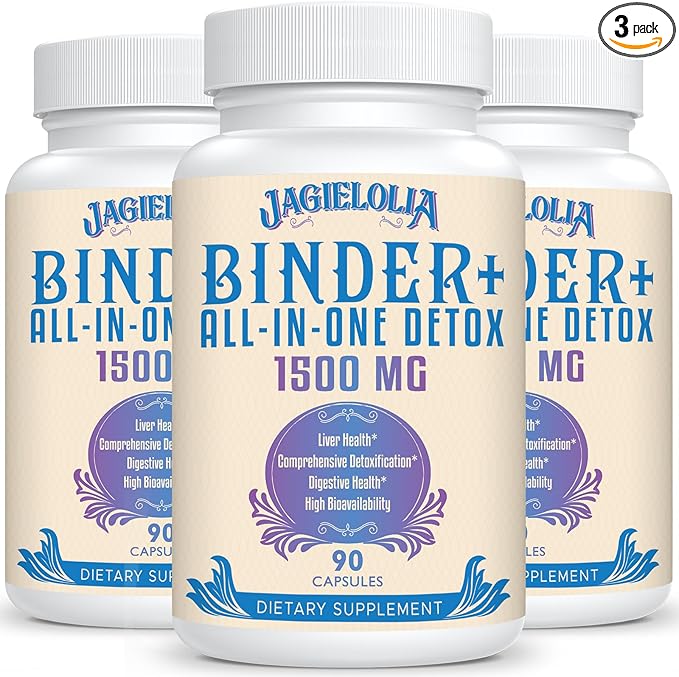 All-In-One Detox Binder Supplement 1500 MG 270 Vegan