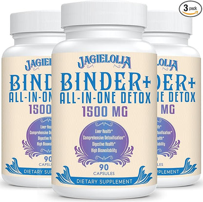 All-In-One Detox Binder Supplement 1500 MG 270 Vegan