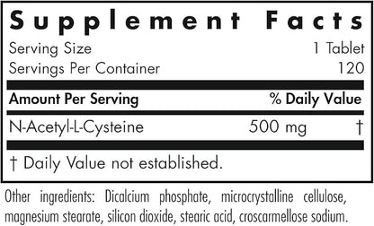Allergy Research Group NAC Supplement 120 Count