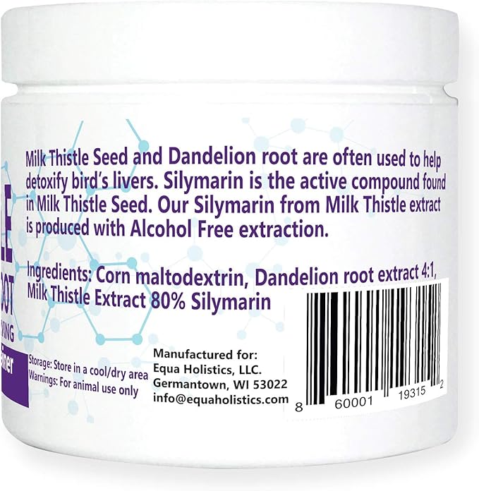 Avian Milk Thistle + Dandelion Root (120 Servings)