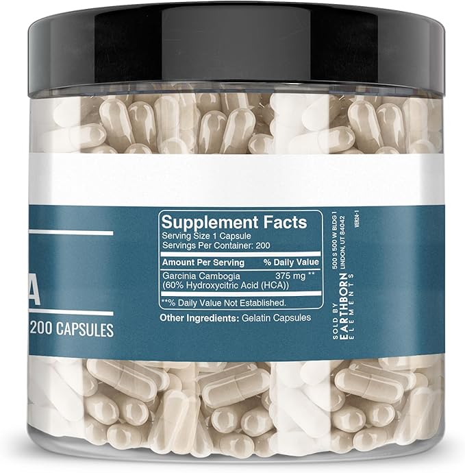 Earthborn Elements Garcinia Cambogia 200 Capsules,