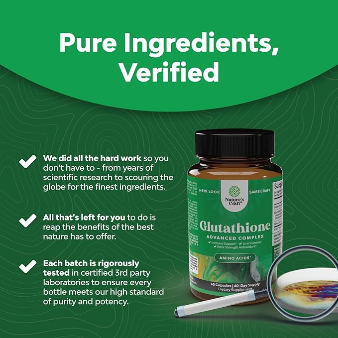 Glutathione Amino Acid Nutritional Supplement