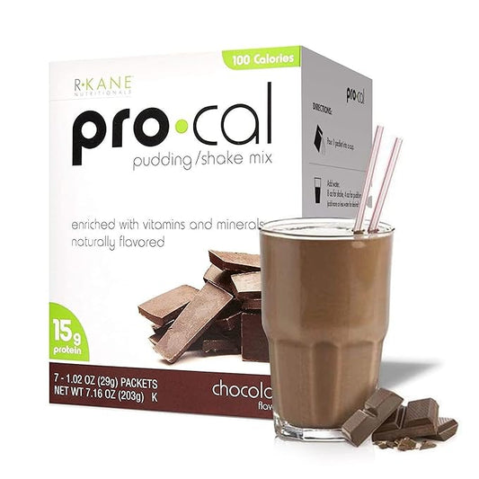 Pro-Cal Chocolate Protein Drink Mix 15g Protein 7 Packets