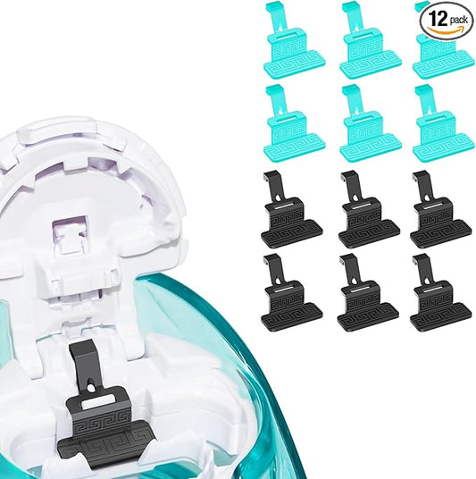 FireAnt Silicone Salt Pads Refills Compatible (12 Pack 6 + 6)