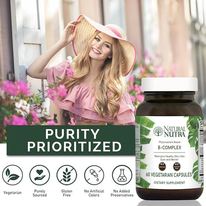 Natural Nutra Vitamin B Complex 60 Vegetarian