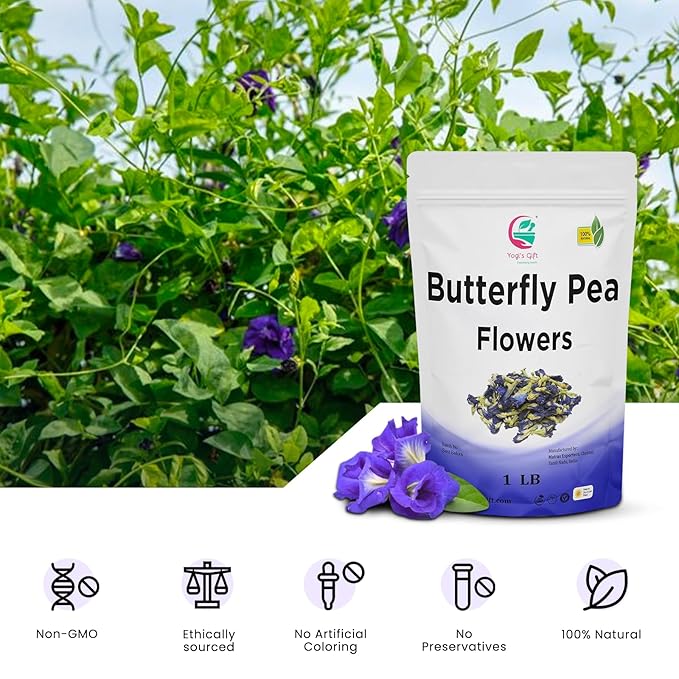 Butterfly Pea Flower Dried 1 LB