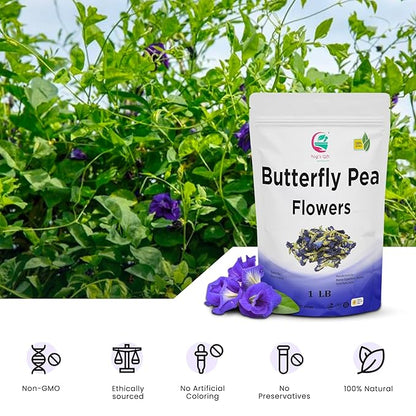Butterfly Pea Flower Dried 1 LB