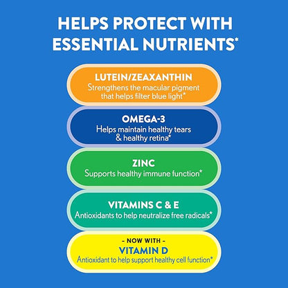 Ocuvite Eye Vitamin & Mineral Supplement, 3, Lutein, 90 Softgels