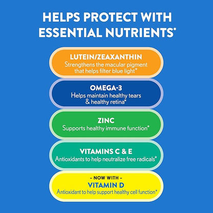 Ocuvite Eye Vitamin & Mineral Supplement, 3, Lutein, 30 Softgels