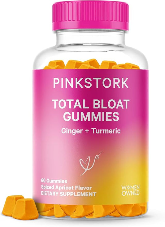 Pink Stork Bloat Gummies 60 Spiced