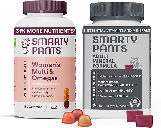 SmartyPants Women's Multivitamin Gummies and Mineral (180 + 60 Count)