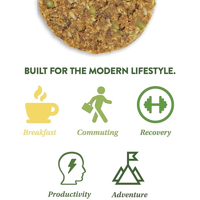 Protein Puck Plant Based Bars 13 grams 4 Count (1 Pack)